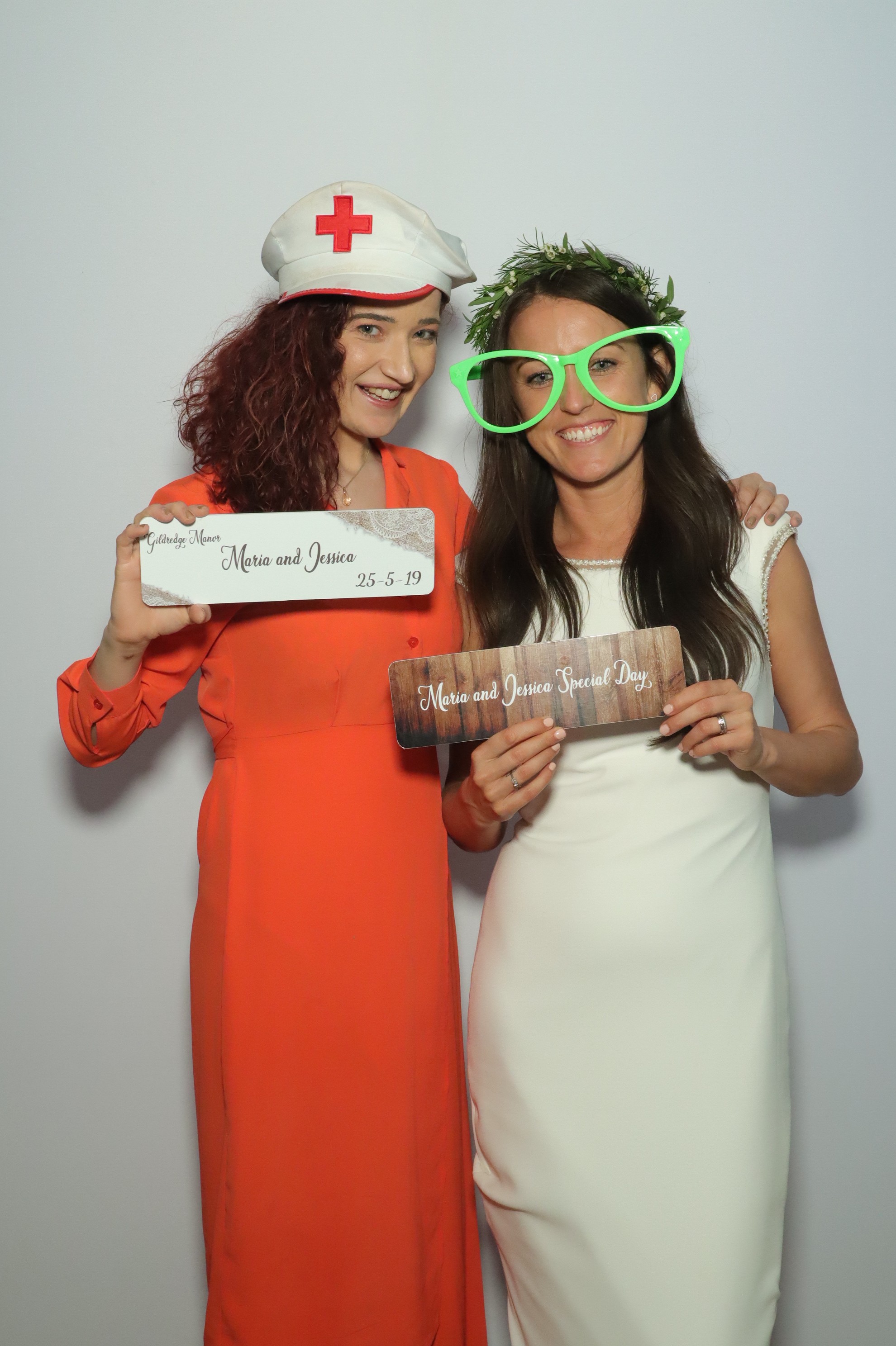 Maria and Jessica's Wedding | View more photos from the event at gallery.myphotoboothexperience.co.uk/u/MyPhotoBoothExperienceLtd/Maria-and-Jessicas-Wedding